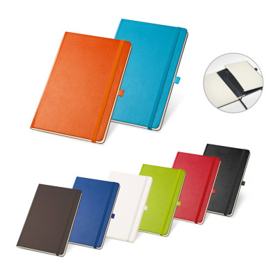 TWAIN. A5 notebook with lined sheets in ivory color